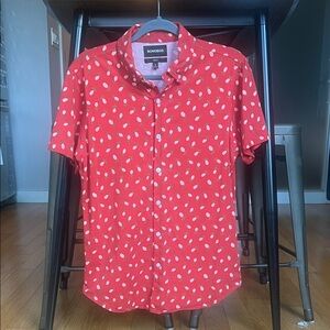 Bonobos Riviera Short Sleeve Shirt - Pineapple Print - Slim Fit